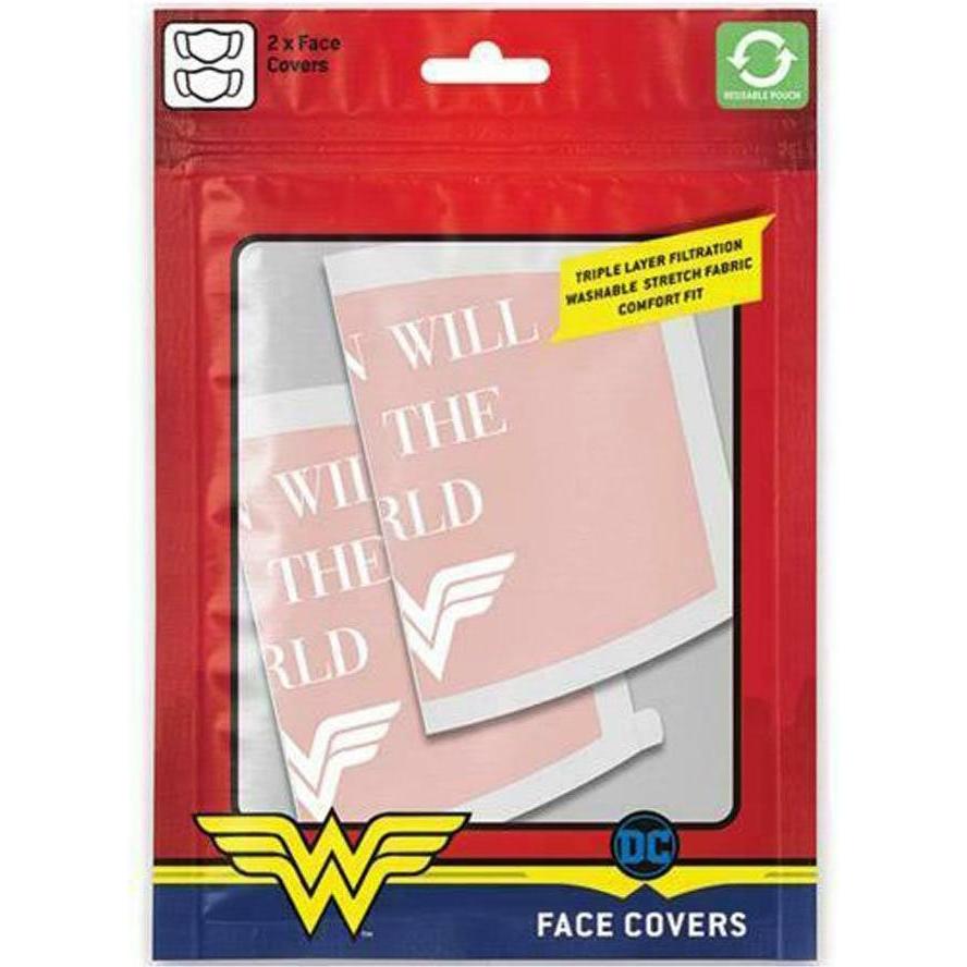 Thumbnail - Pyramid, Mundschutz, Wonder Woman: Mundschutz Save the World (2er Set) (2 x)