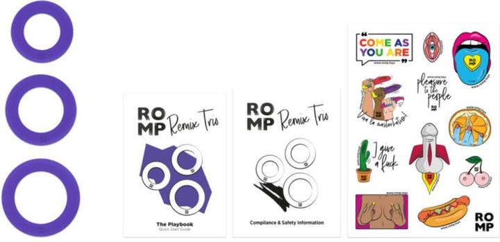 Productafbeelding Romp Remix Trio siliconen penisringen set (2.50 cm)