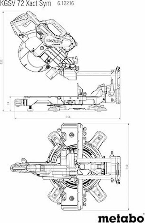 Produktbild Metabo KGSV 72 Xact SYM