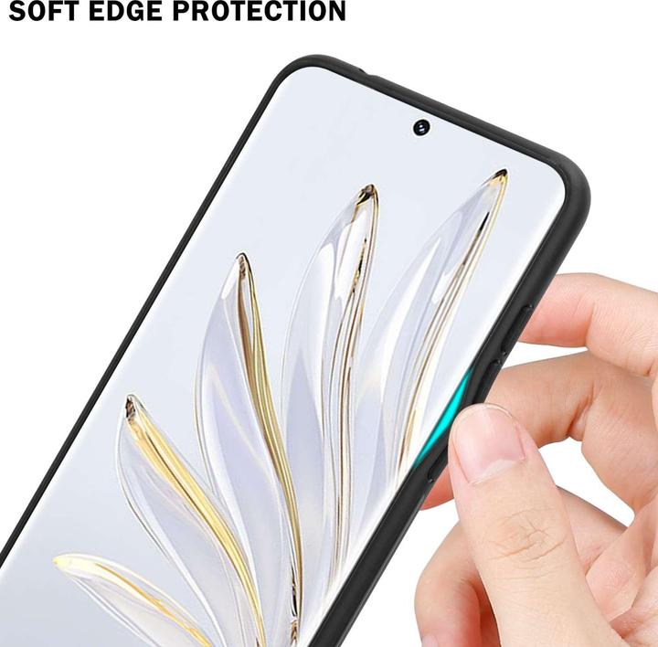 Actual product image Cadorabo Bumper Case for Honor 70 TPU 2 Farben Glas (LG F70)