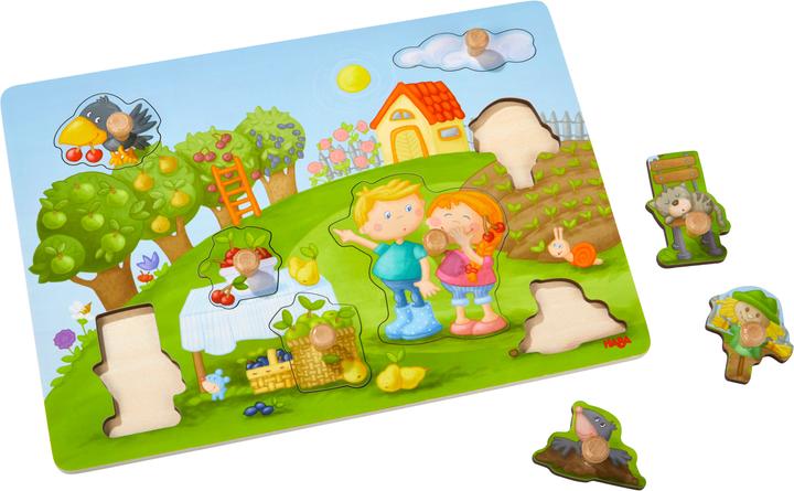 Image du produit Haba Puzzle de préhension Verger (8 pièces)