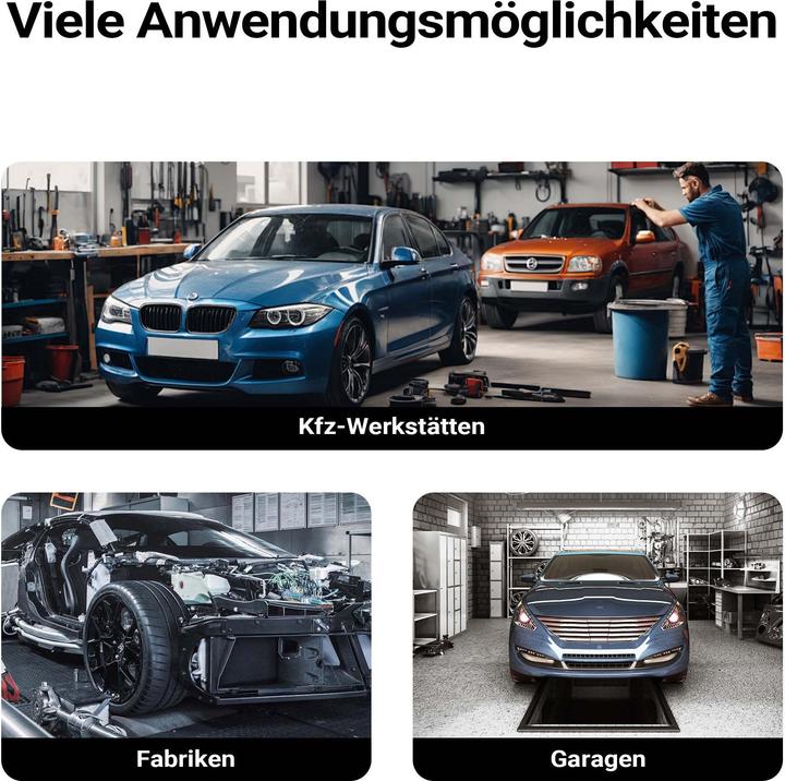 Produktbild Wiltec Motorbrücke 300kg Kotflügeltraverse 111-179x23cm Motorheber Motorhalter