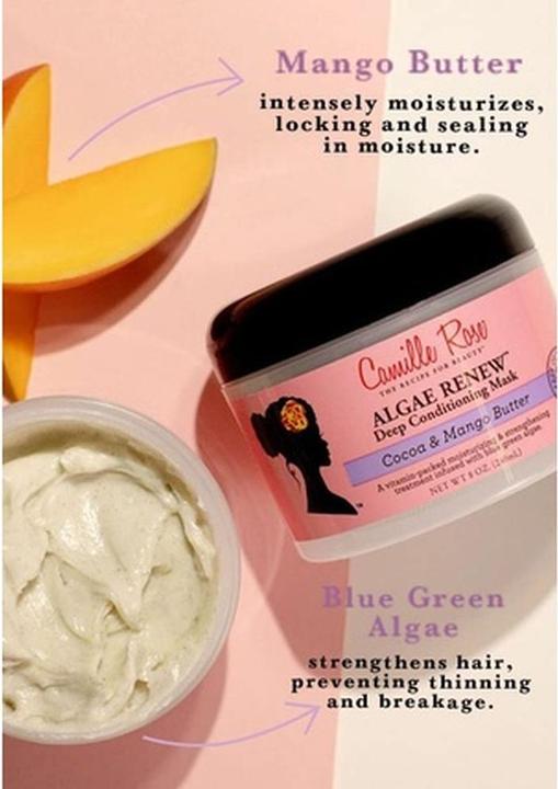 Actual product image Camille Rose Hair mask Rose Algae Cocoa (240 ml)