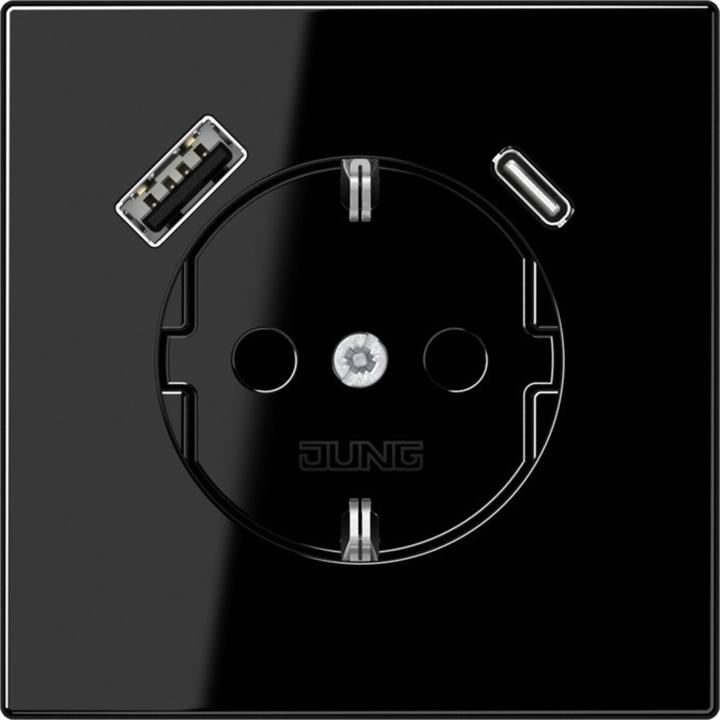 Actual product image JUNG SCHUKO socket outlet LS1520-15CASW