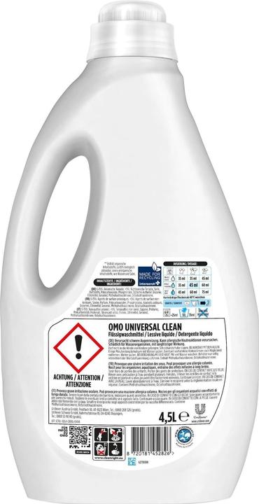 Immagine prodotto OMO Universal Clean (100 Cicli di lavaggio, Detergente liquido)