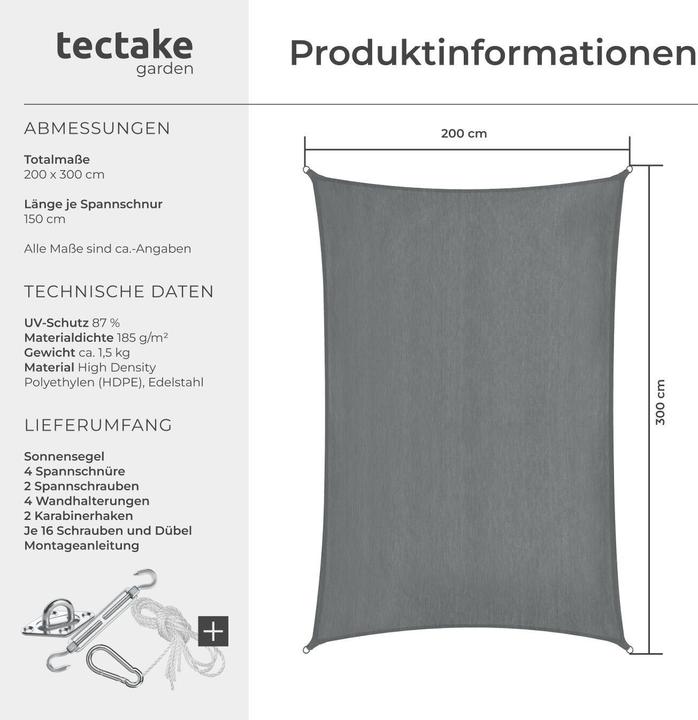 Produktbild tectake Sunny (200 x 300 cm)