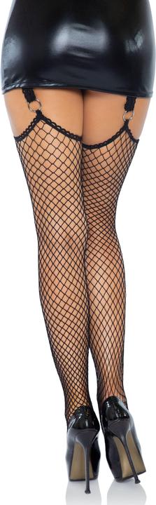 Actual product image Leg Avenue Industrielle Netzstr?Mpfe Mit O-Ring Befestigten Strumpfg?Rteln Einheitsgr?Sse (One size)