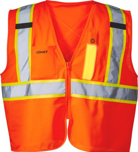 Produktbild Coast SV350 (L) - Sicherheitsweste mit aktivem Licht (L)