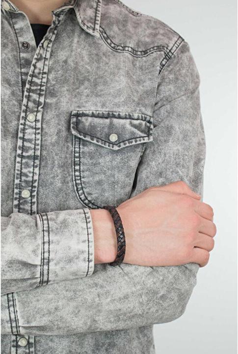 Image du produit Fossil Vintage Casual (21 cm, Acier inoxydable, Cuir)