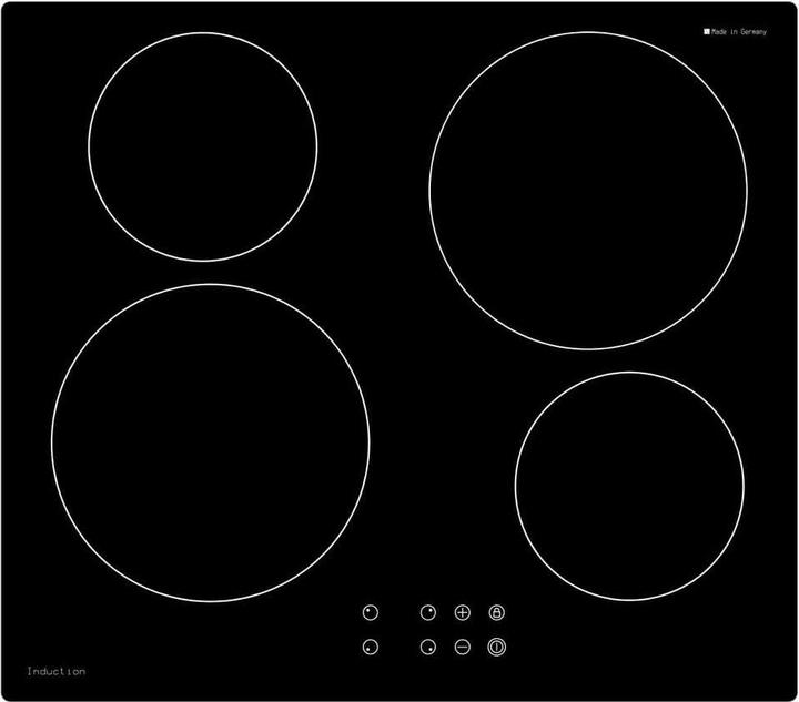 Fors Induktionskochfeld 58 TI 64 FB Schwarz (58 cm, Induktionskochfeld)