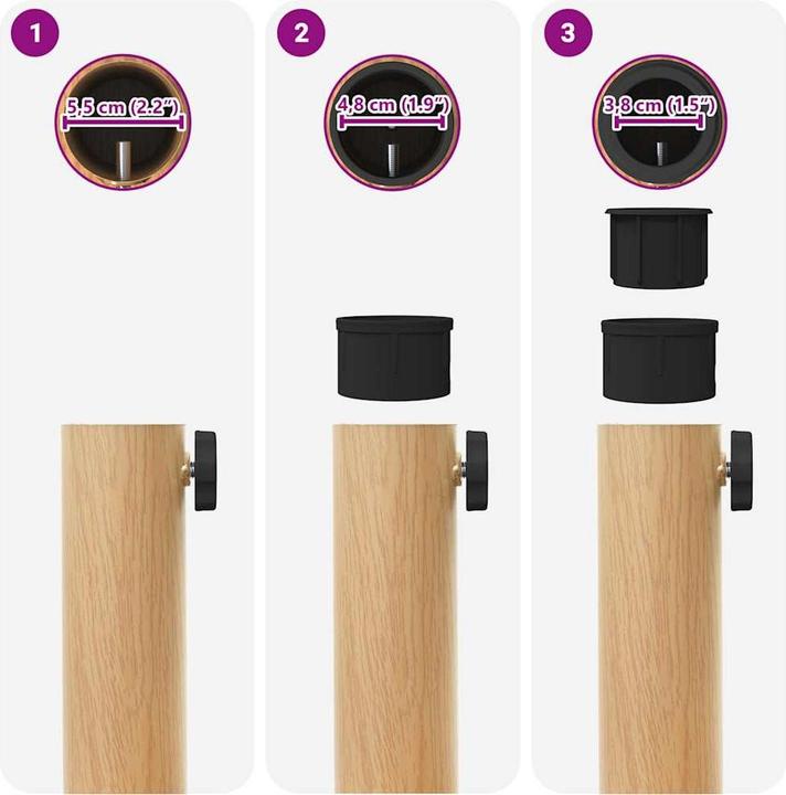 Produktbild vidaXL Sonnenschirmständer