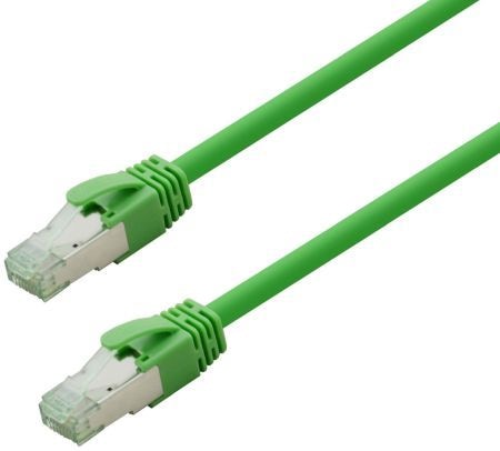 Actual product image Nambo Kupfer-Patchkabel Cat.6a S/FTP (ISO/IEC) LSZH High Quality grün 0,30 m (CAT6, 0.30 m)