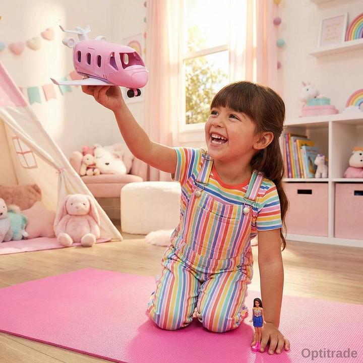 Image du produit Barbie Mini BarbieLand Traumflugzeug mit Puppe