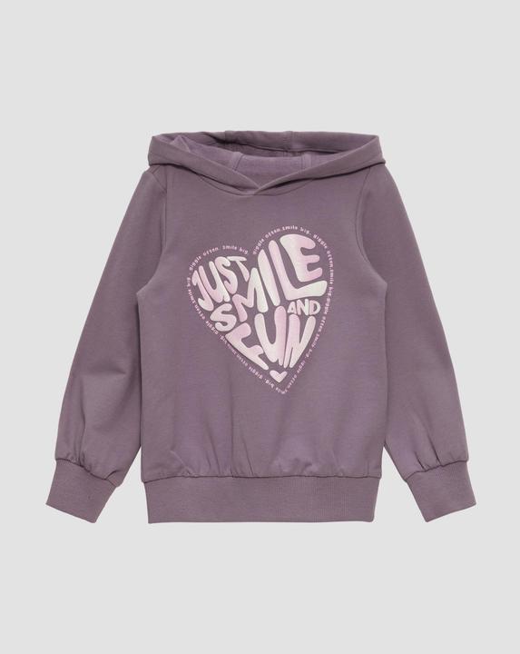 Produktbild s.Oliver Sweatshirt Kapuzenshirt mit Glitzer-Foamprint (92)