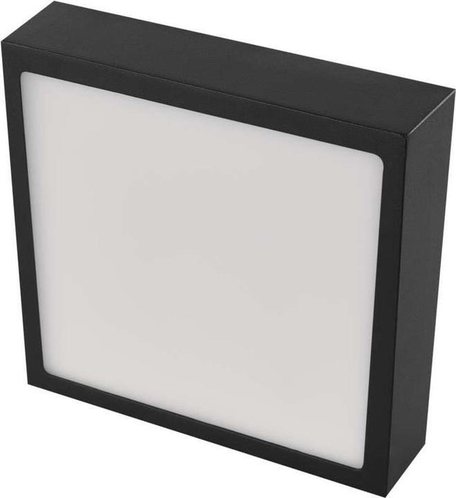 Actual product image Emos Surface-mounted LED light NEXXO, square, black, 12.5W, with Change CCT (1100 lm)