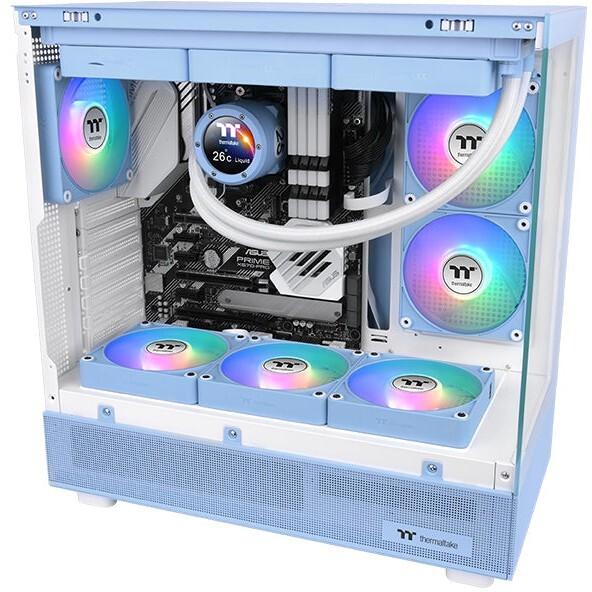 Actual product image Thermaltake TT CT120 EX Rev ARGB Sync PC Cooling Fan 3 Pack Hydrangea (120 mm, 3 x)