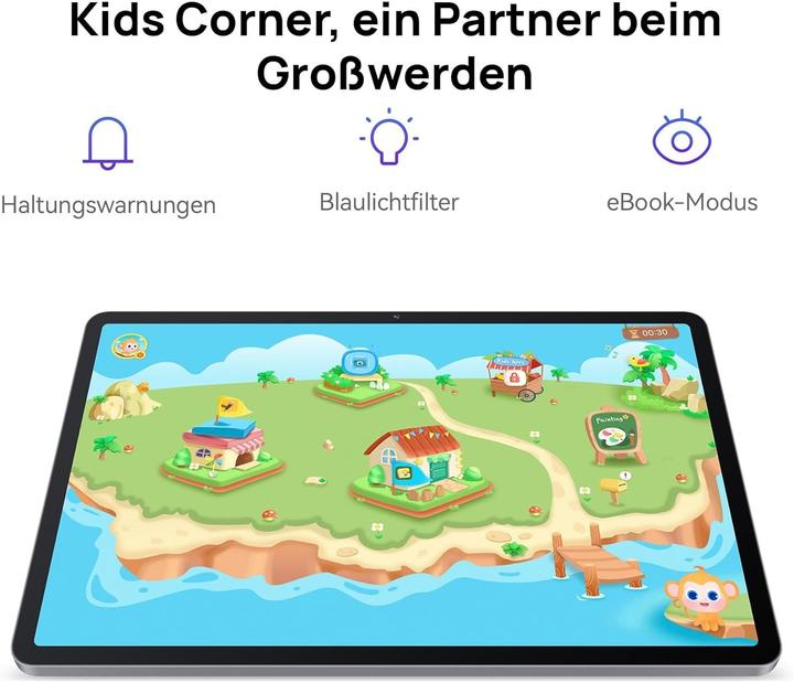 Produktbild Huawei MatePad SE Tablet with Eye Comfort FullView Display and Kids Corner (4G, 11", 128 GB, Nebelgrau)