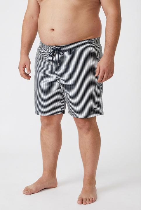 Produktbild Men+ Badeshorts, Seersucker, Elastikbund (8XL)