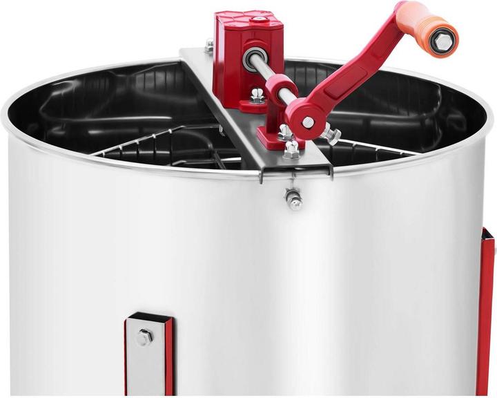 Produktbild Wiesenfield Hochwertige Honigschleuder Edelstahl Tangentialschleuder Handantrieb 4 Waben