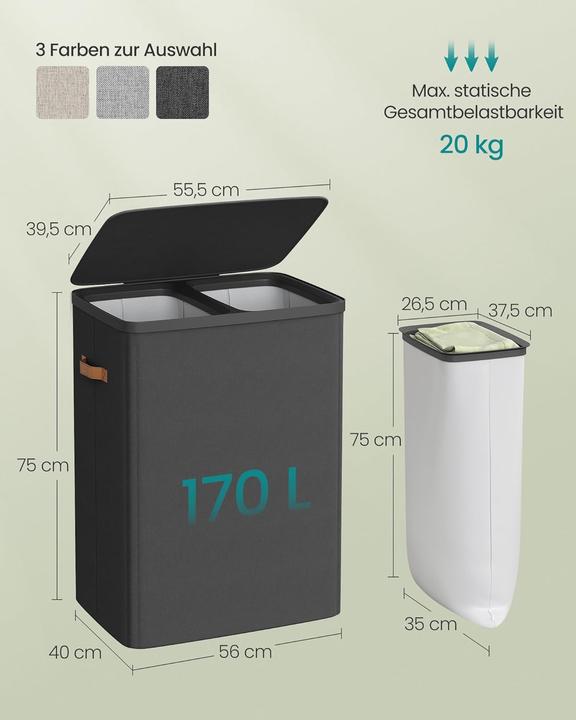 Actual product image Songmics Oliver (170 l)