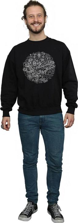 Immagine prodotto Star Wars Christmas Death Star Felpa Uomo (XL)