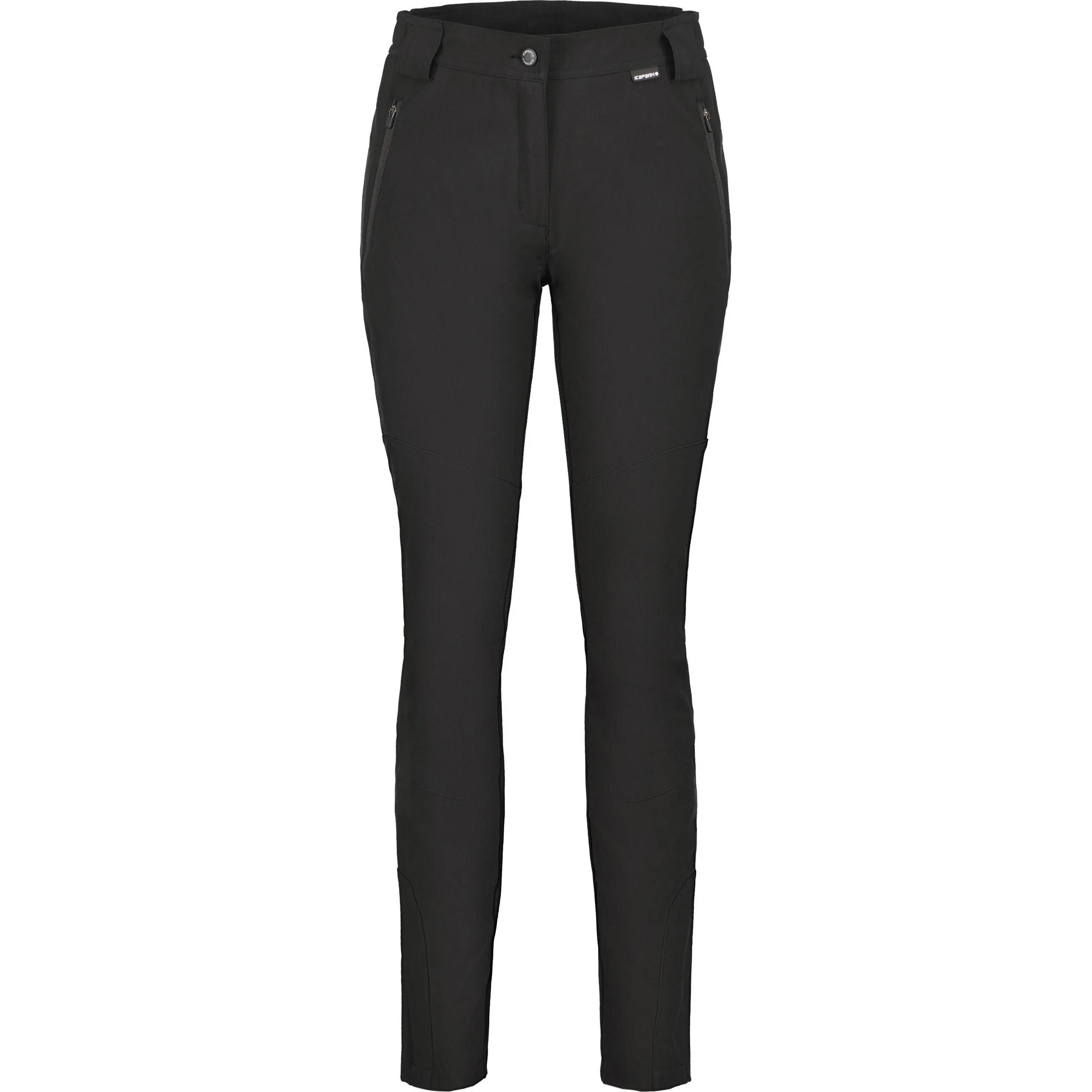 Icepeak, Damen, Outdoorhose, Doral (40), Schwarz, 40