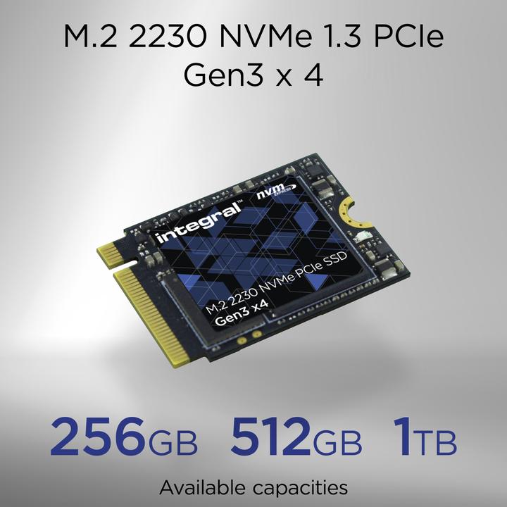 Produktbild 1TB M.2 2230 NVMe Gen3 x4 PCIe SSD (1024 GB, M.2 2230)