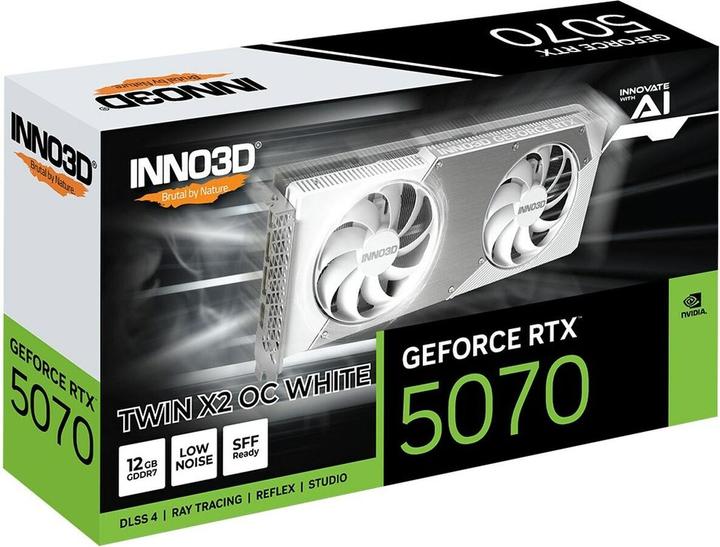 Produktbild Inno3D GeForce RTX 5070 Twin X2 OC White (12 GB)