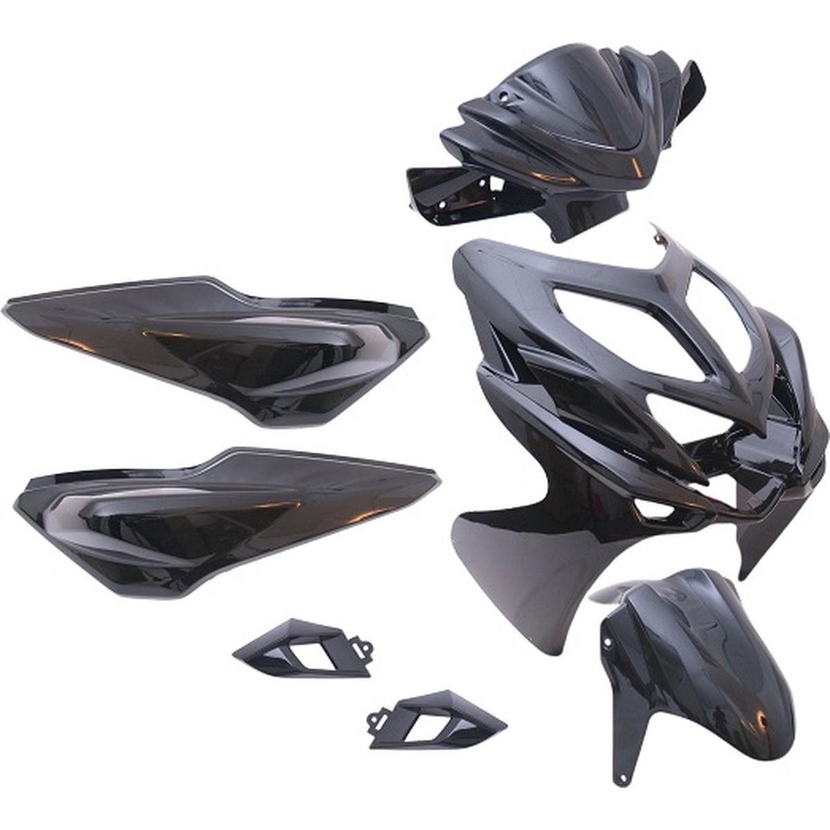 Shots, Accessori per moto, Yamaha Aerox-R 2014 9-delig Zwart Edge