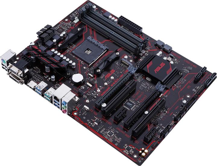 Actual product image ASUS Prime B350-Plus (AM4, AMD B350, ATX)