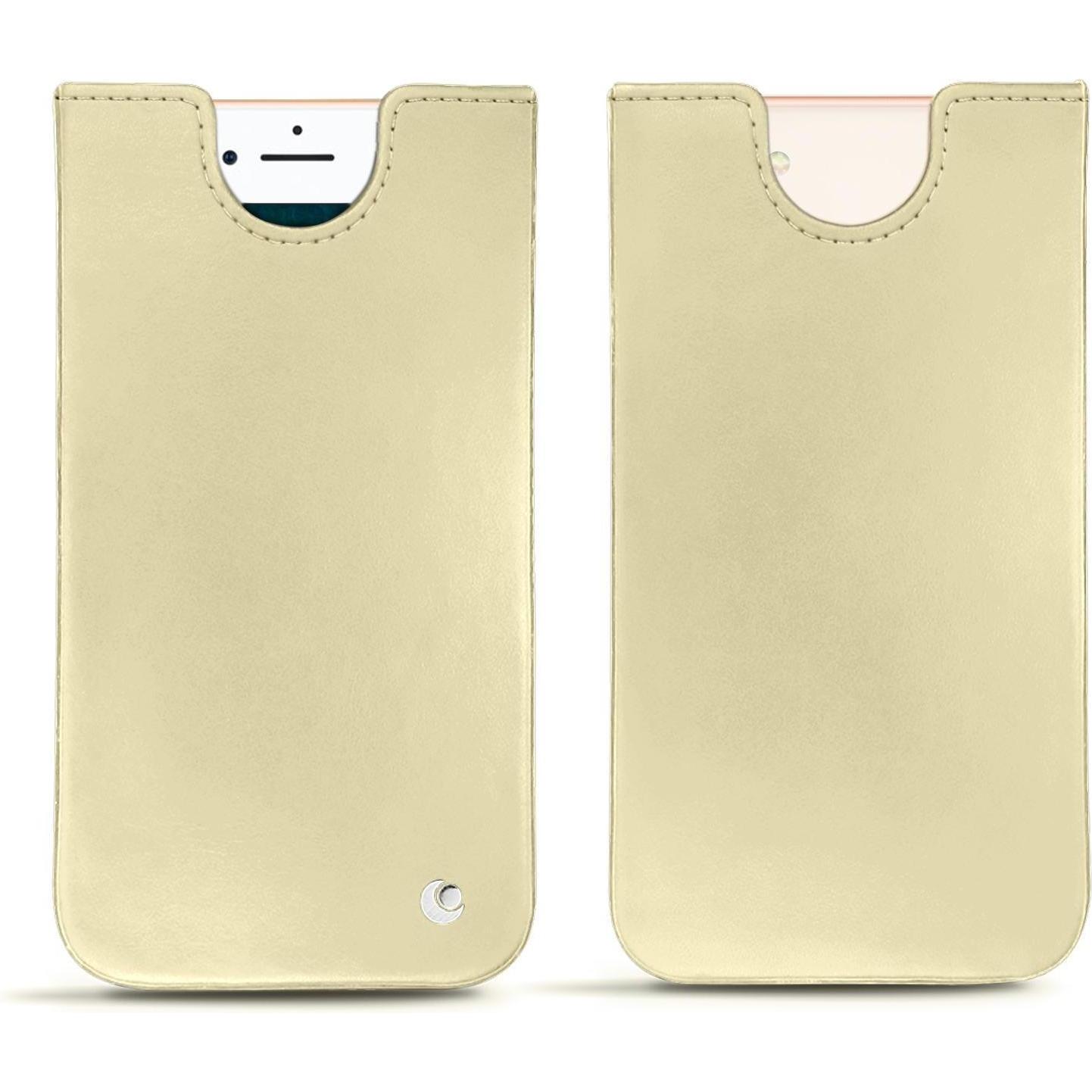 Noreve Lederschutzhülle (Apple iPhone 7), Smartphone Hülle, Beige
