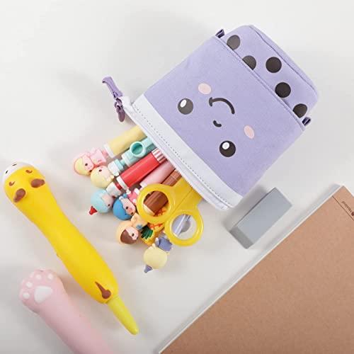 Produktbild Only-Bags.Store Federmäppchen Reissverschluss, Federmäppchen Teenager, Student Federmäppchen, Ständer