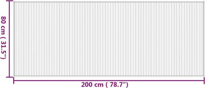 Produktbild vidaXL Teppich (80 x 200 cm)