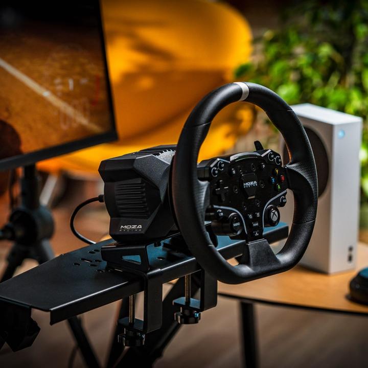 Productafbeelding Moza R3 Racing Set (R3 DD wielbasis, ES wiel, SR-P Lite pedalen, tafelbevestiging) (Xbox serie S, Xbox serie X, PC, Xbox One S, Xbox One X)