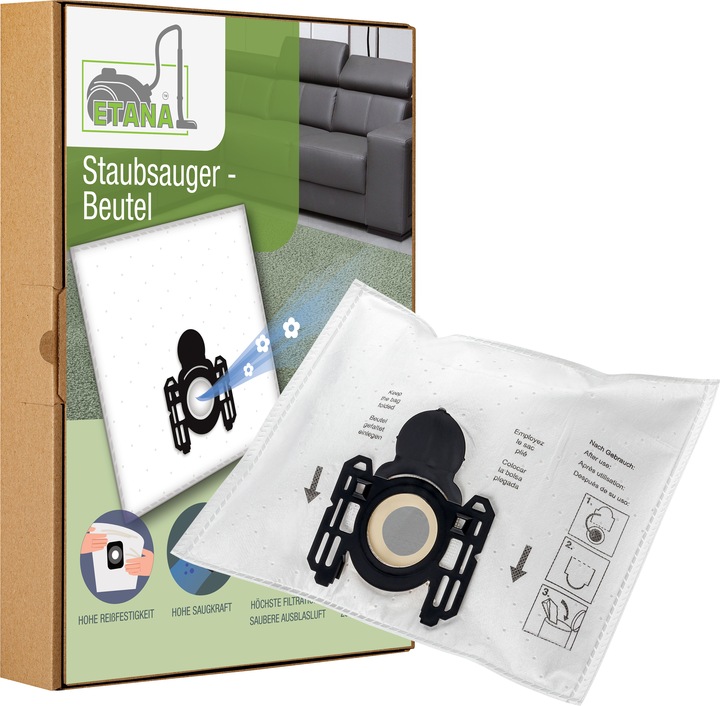 Produktbild Etana 20 Stück Staubsaugerbeutel (20 x)