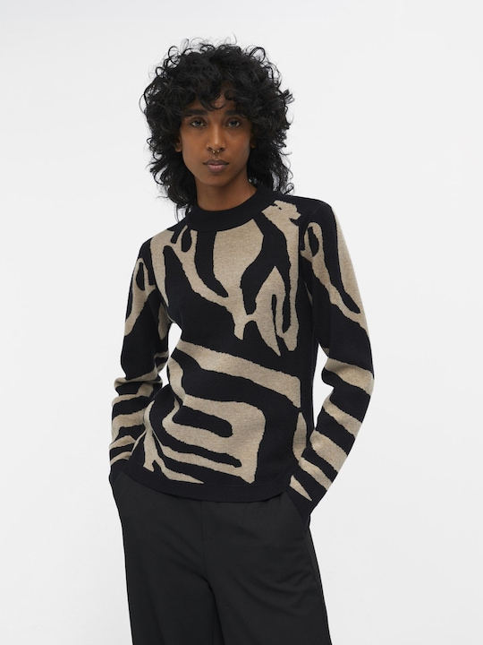 Produktbild Object Gemusterter Pullover (S)