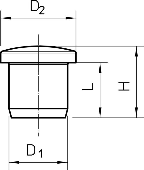 Immagine prodotto OBO Bettermann obo-bettermann System conex. IJF. - Chiusura a tapon 20 mm in poliammide (20 mm, 100 pz.)