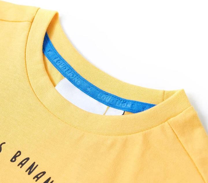 Immagine prodotto vidaXL Maglietta per bambini ocra chiaro 128,Materiale: 100 (128)