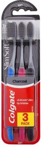Actual product image Colgate Slim Soft Charcoal (Extra soft, 3x)