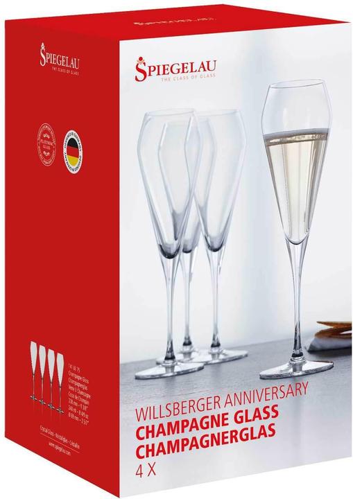 Actual product image Spiegelau Willsb. Anniversary (24 cl, 4 Glasses, Champagne glasses)
