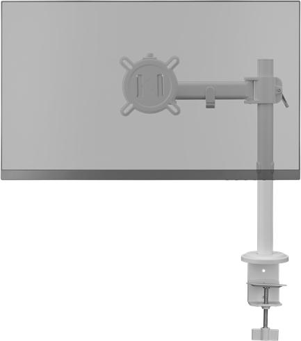 Actual product image One for All Monitor mount Smart Single White DM 2120 (Table, 32", 8 kg)