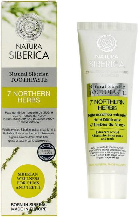 Actual product image SIBERICA PROFESSIONAL Natural Toothpaste 7 Nordic Herbs 100g