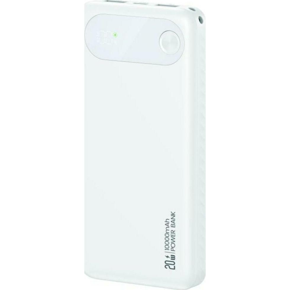 Usams PB80 Power Bank PD20W 10000mAh white (10000 mAh, 20 W), Powerbank, Bianco