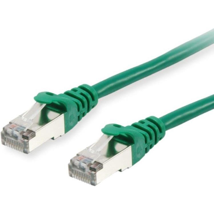 equip Patchkabel Cat6 S/FTP 2xRJ45 0.15m grün (S/FTP, CAT6, 0.15 m), Netzwerkkabel