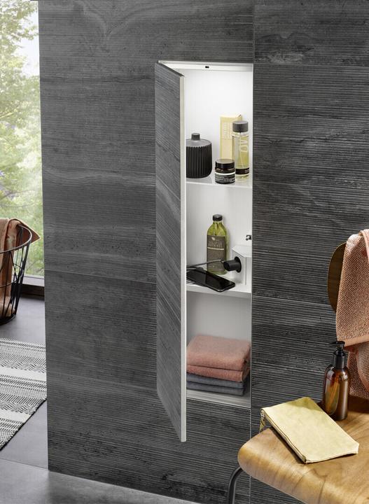 Productafbeelding Emco WC-module ASIS PLUS UP 492x154mm Deurscharnier links Aluminium