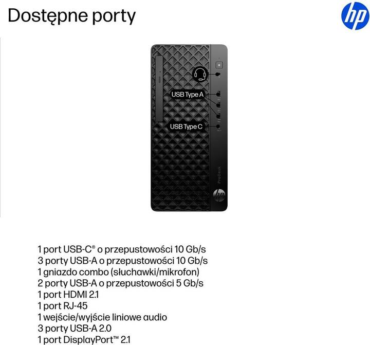 Produktbild HP ProDesk 4 Tower G1i Desktop AI PC (512 GB, 16 GB)