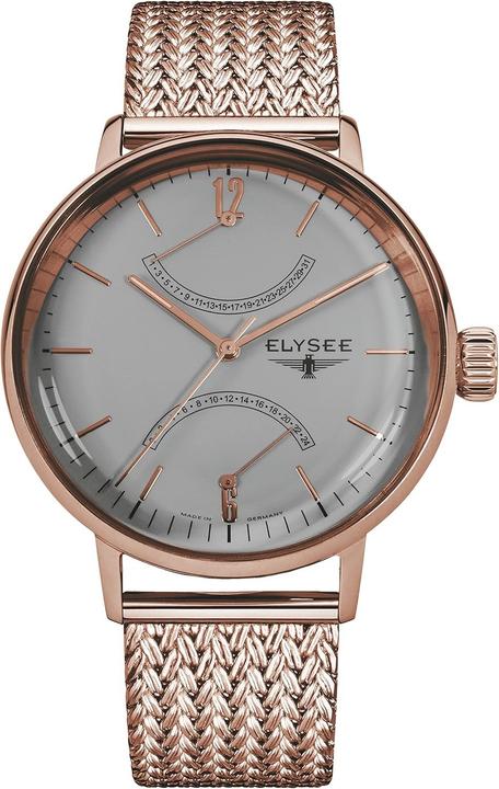 Elysee Unisex Analog Quartz Watch for Adults with Stainless Steel Bracelet (Analogue wristwatch)