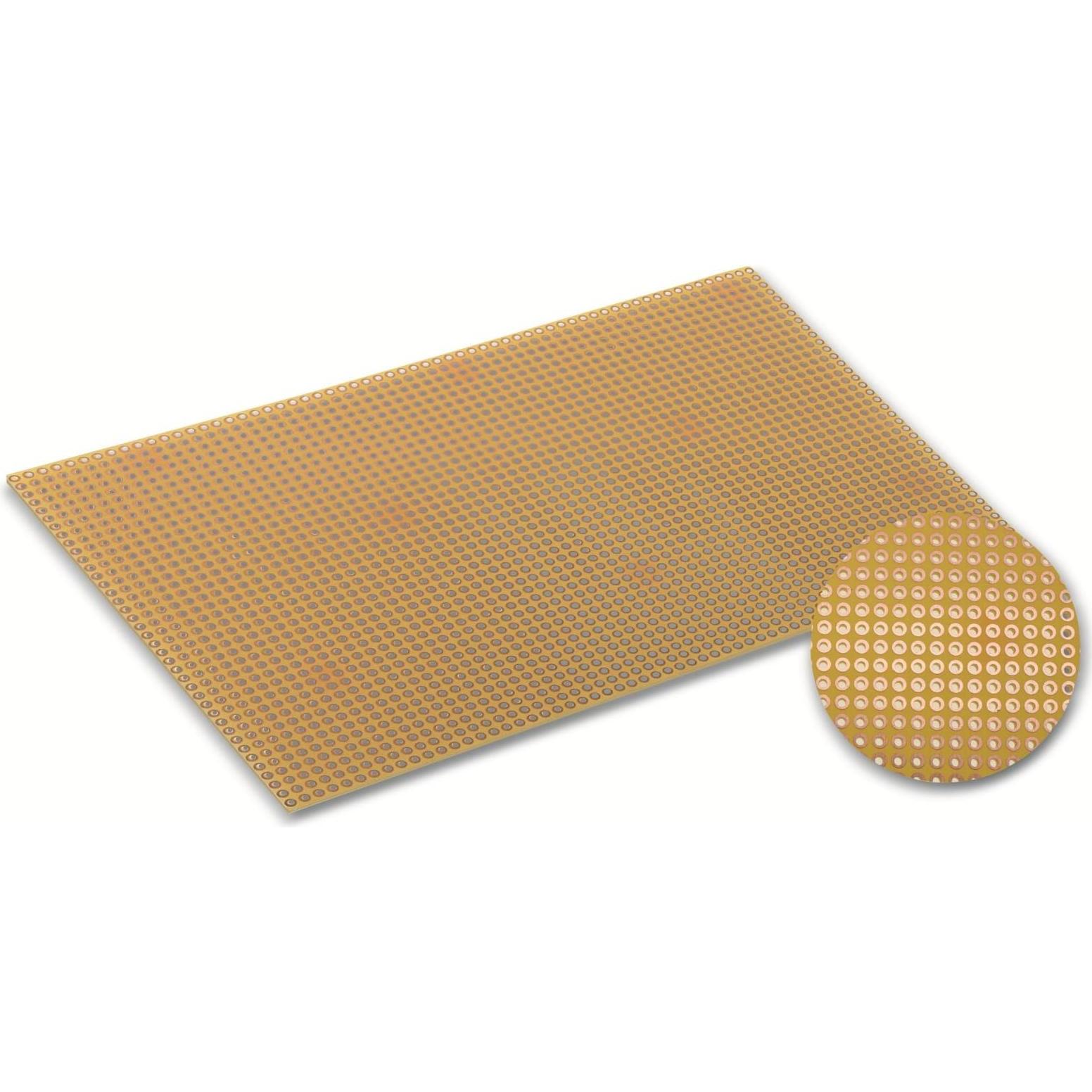 Thumbnail - Eneroid Punktraster-Platine, FR4, Epoxyd, 160x100 mm, RM 2,54 (Gehäuse), Elektronikzubehör + Gehäuse