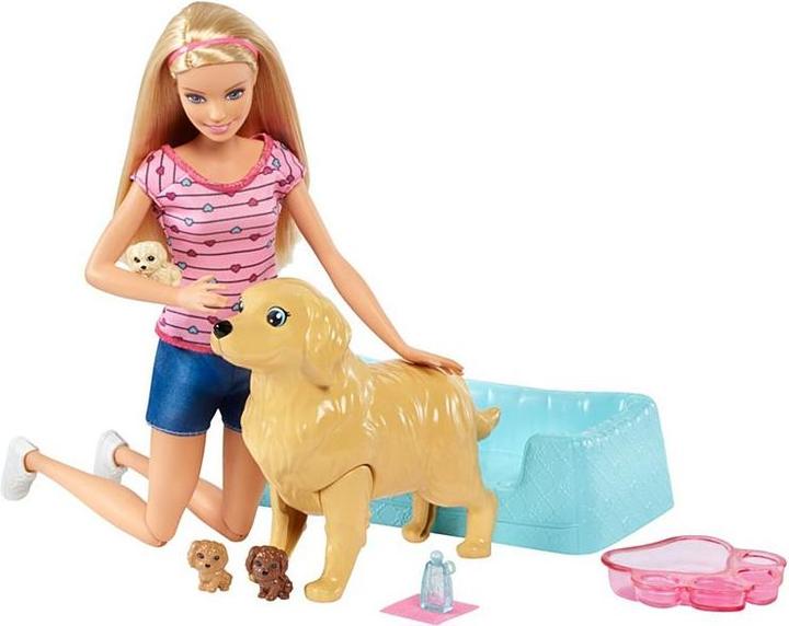 Barbie dog mother, puppy doll