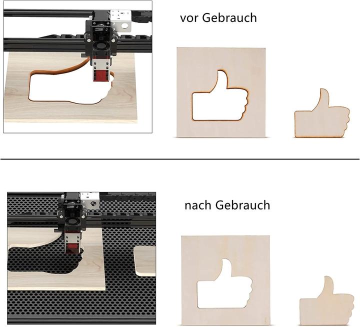 Actual product image Neje Honeycomb table for laser